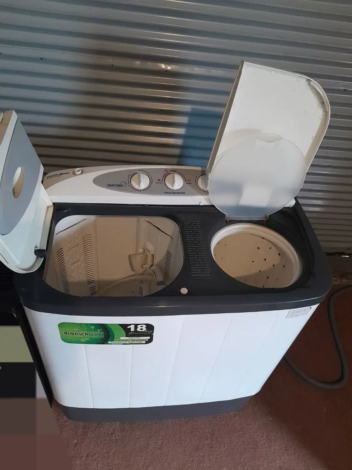 لباسشویی دوقلو پاکشوما درحدنو کاملا سالم سالم|ماشین لباسشویی و خشک‌کن لباس|رشت, دیانتی|دیوار