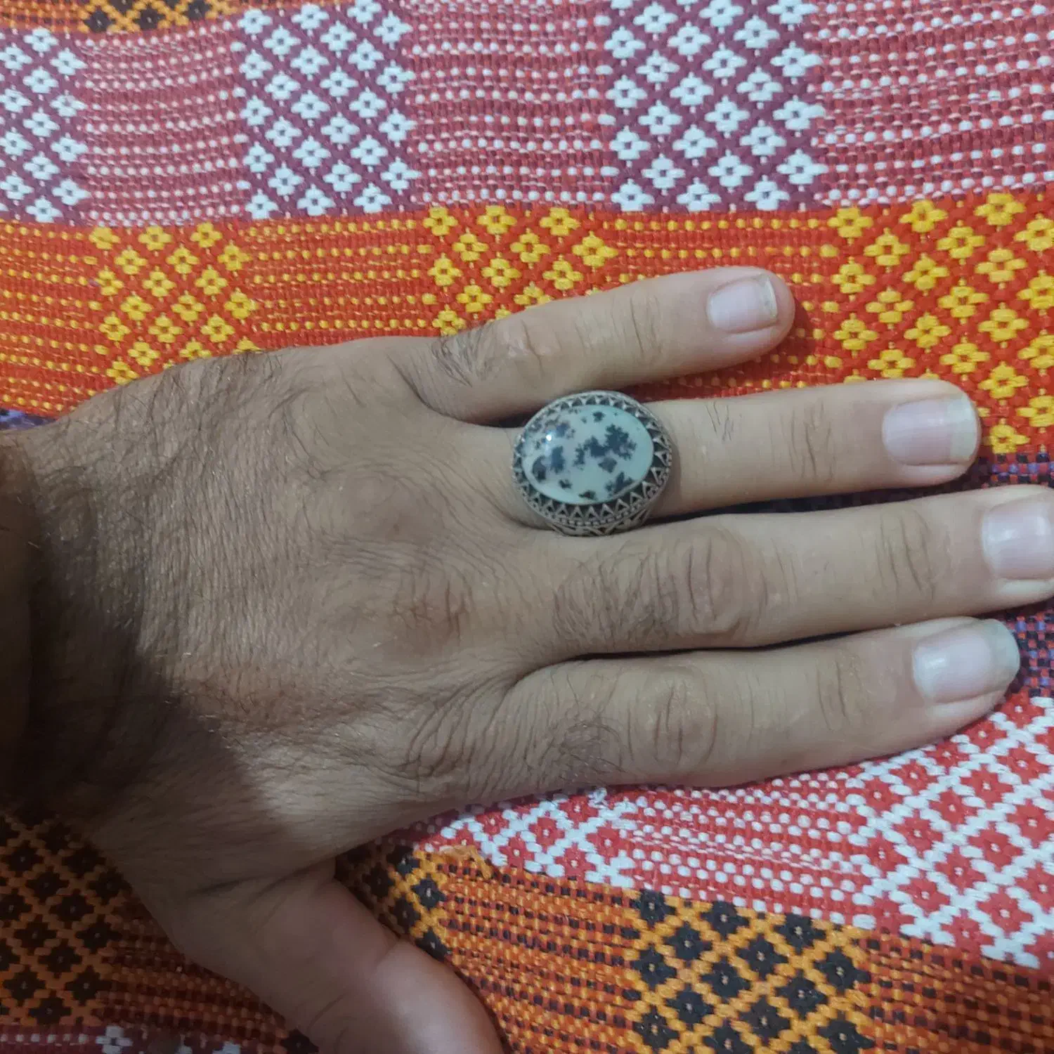 انگشتر نقره شجر. ۹۲۵|جواهرات|تهران, شهرک صادقیه|دیوار