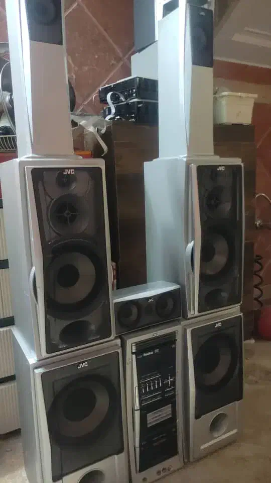 ضبط 12000 وات JVC|سیستم صوتی خانگی|کاشان, دانش|دیوار