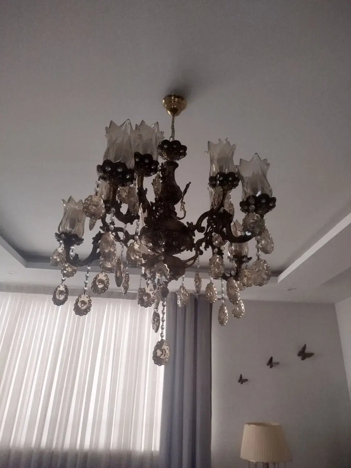 لوستر|لوستر و چراغ آویز|ساوه, |دیوار