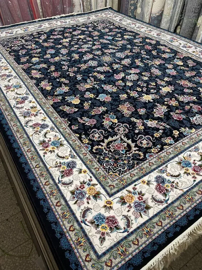 ۱۰ تخته ۱۲ متری ۷۰۰ شانه ورژن گیلدا سرمه ای|فرش|نسیمشهر, |دیوار