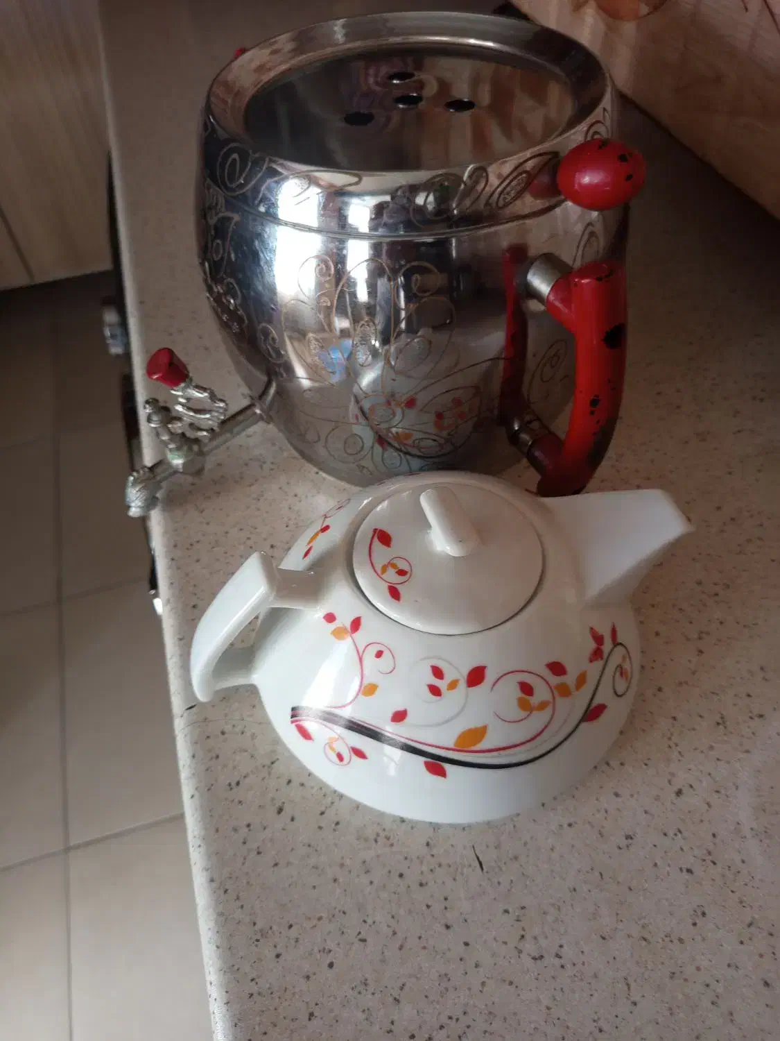 قوری وسماور رو گازی|قوری، کتری، قهوهساز دستی|سنندج, |دیوار