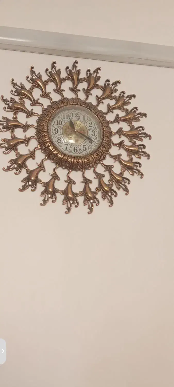 ساعت تمام برنج|ساعت دیواری و تزئینی|خمین, |دیوار