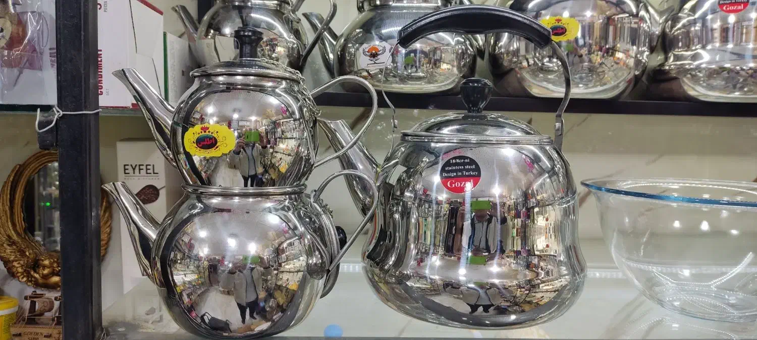 کتری قوری تک به قیمت عمده|قوری، کتری، قهوه‌ساز دستی|خرم‌آباد, |دیوار