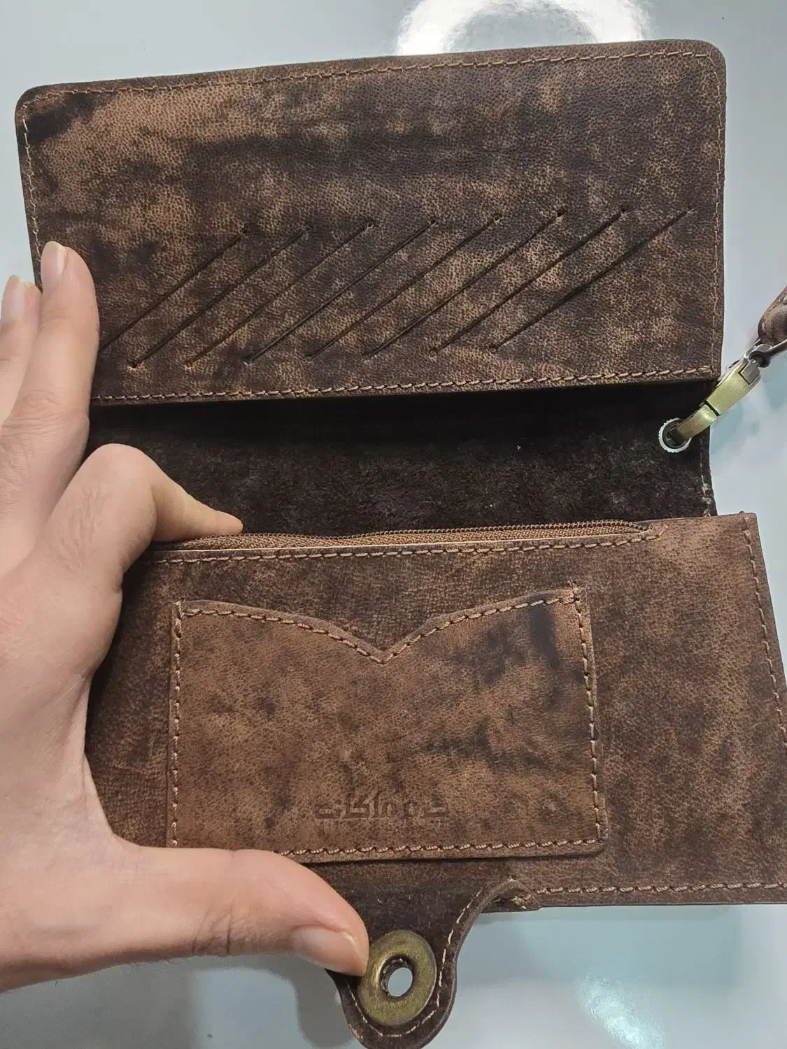 کیف دستی مردانه چرم شتر درجه یک تضمینی|کیف، کفش، کمربند|قم, باغ اشرافی|دیوار