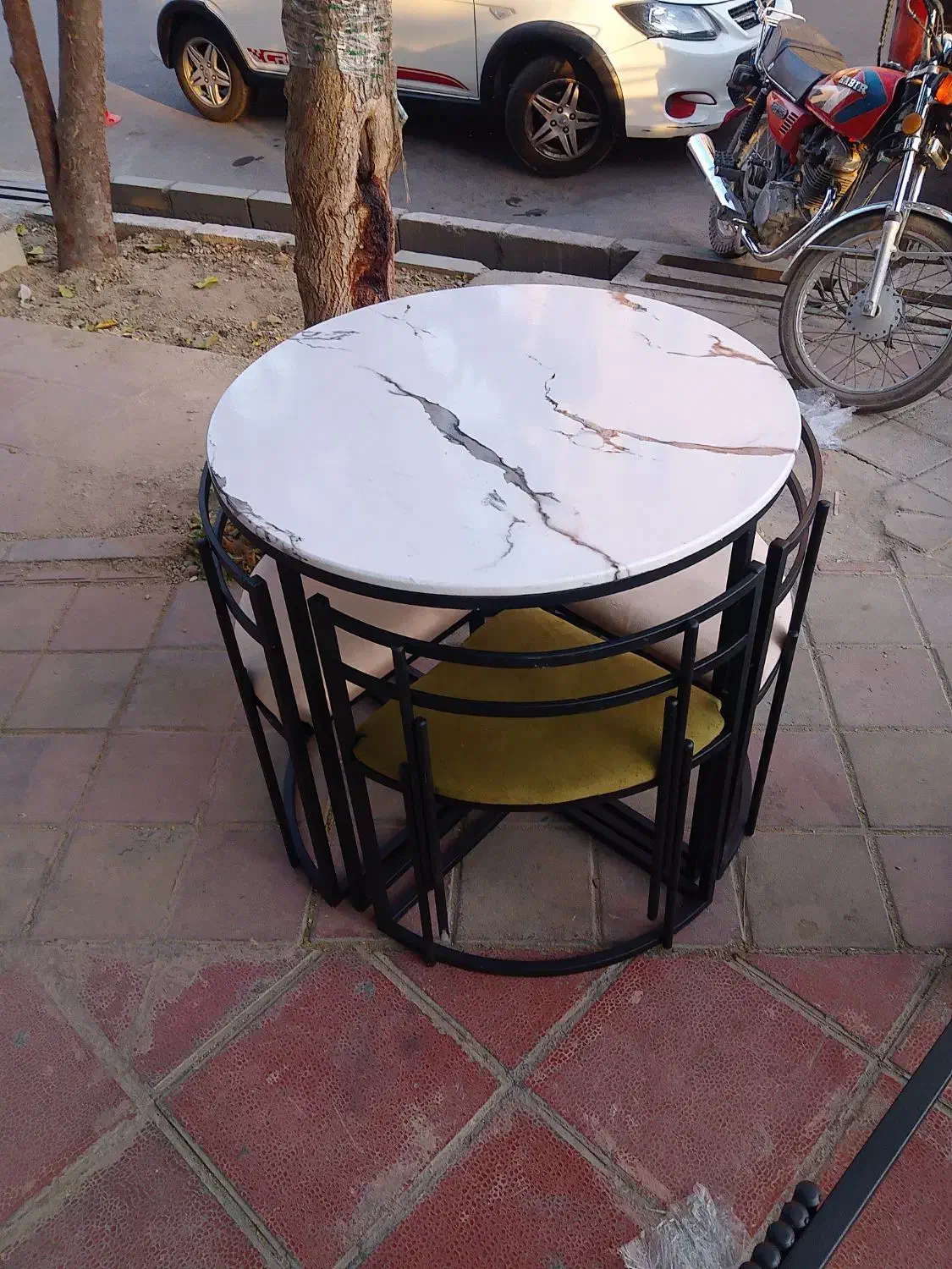 میز غذا خوری کلاسیک|میز و صندلی غذاخوری|آفتاب, |دیوار