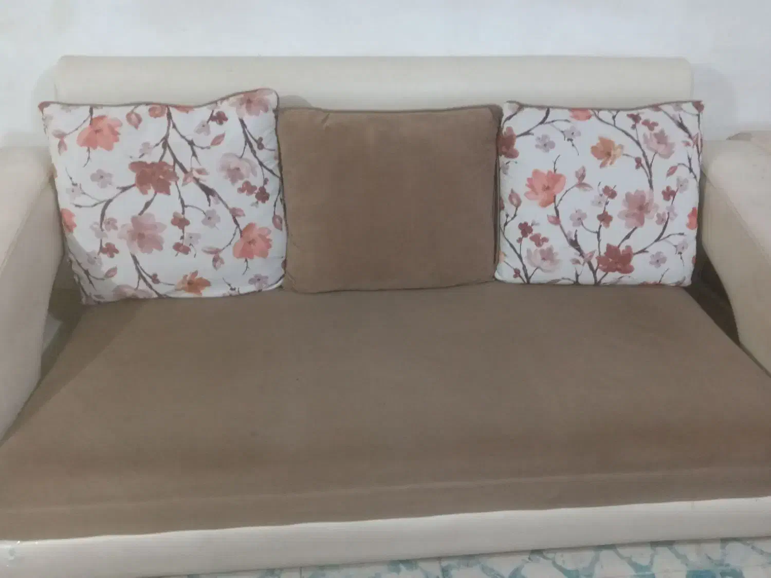 مبل 7نفره سفید کرمی|مبلمان خانگی و میز عسلی|مراغه, |دیوار