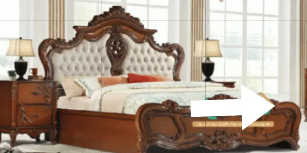 سرویس خواب سلطنتی|تخت و سرویس خواب|شاهین‌شهر, شهرک هشت بهشت|دیوار