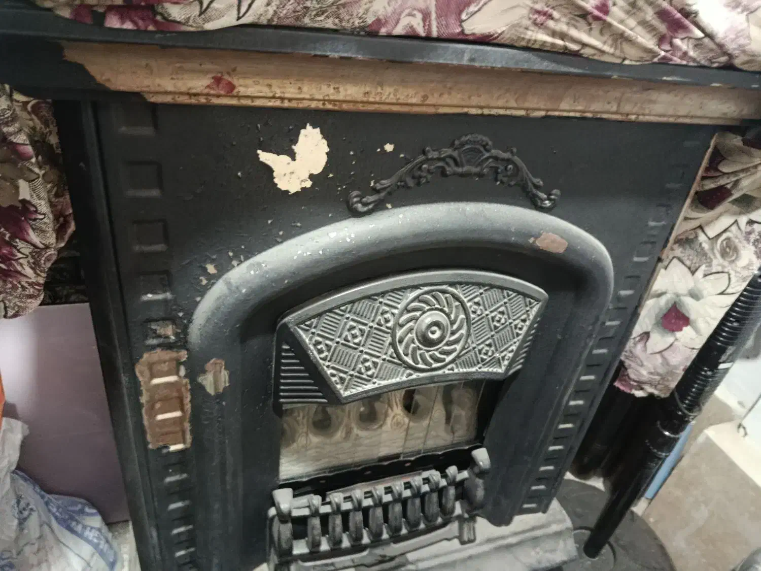 بخاری|بخاری، هیتر، شومینه|شیروان (خراسان), |دیوار