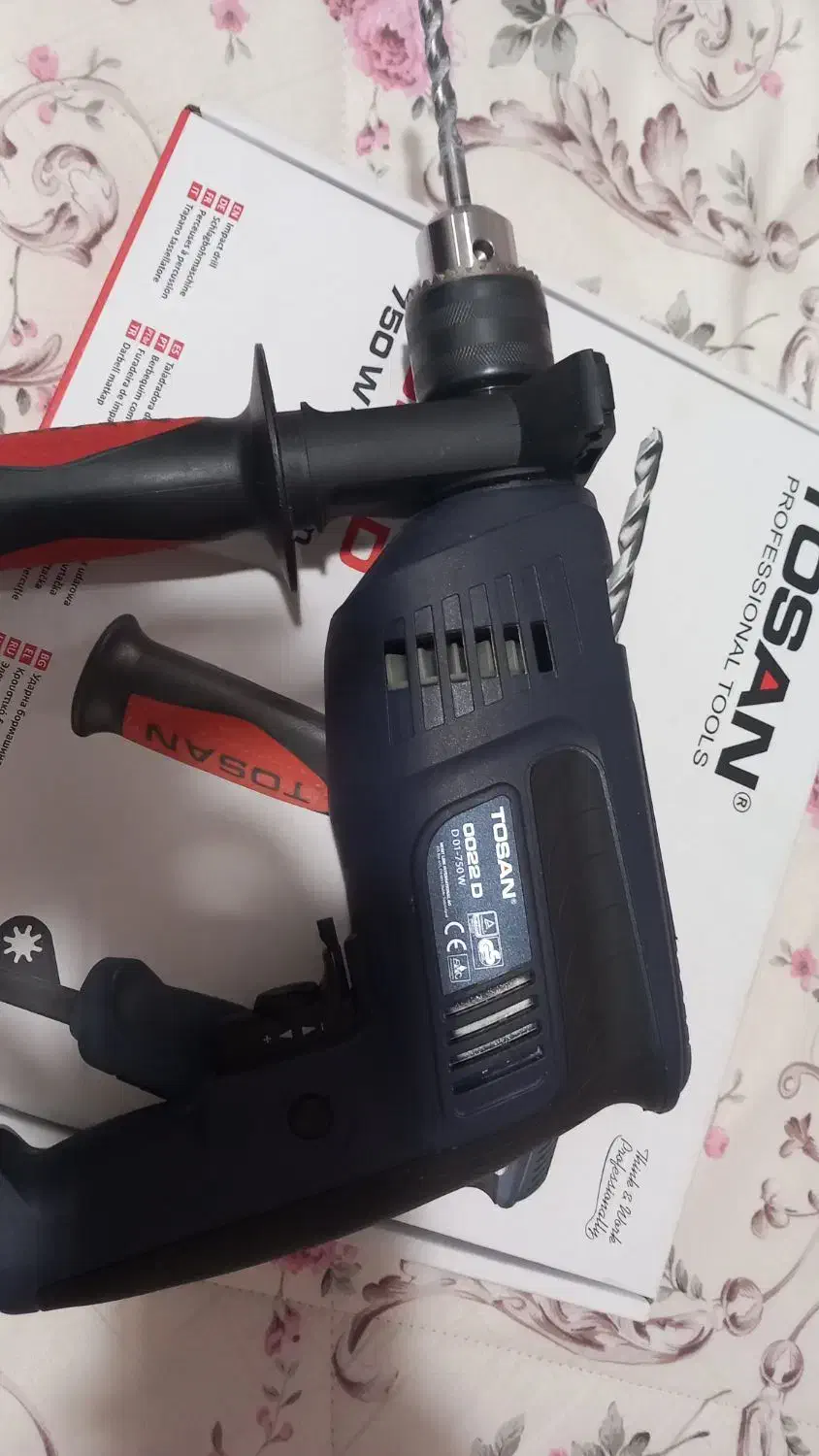 دریل برقی تمیز سالم دو بار سوراخ دیواراستفاده شده|ابزارآلات|نظرآباد, نظرآباد|دیوار