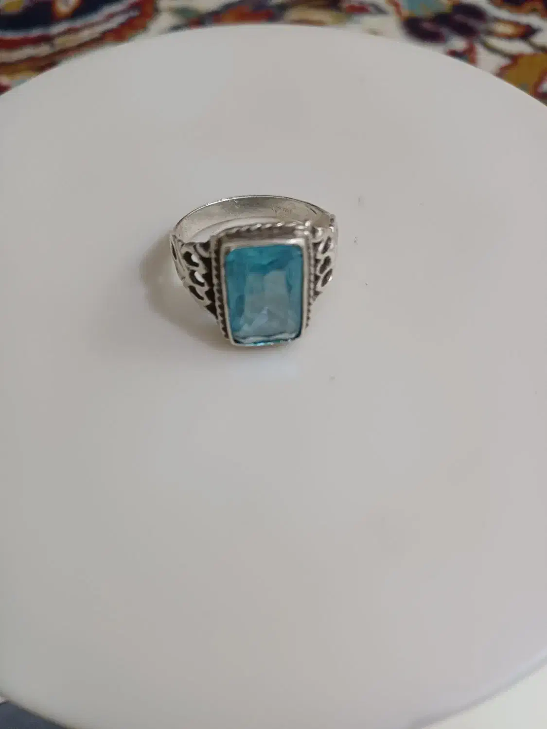 انگشتر توپاز شفق(شوه)ستاره سلیمان|جواهرات|اراک, |دیوار