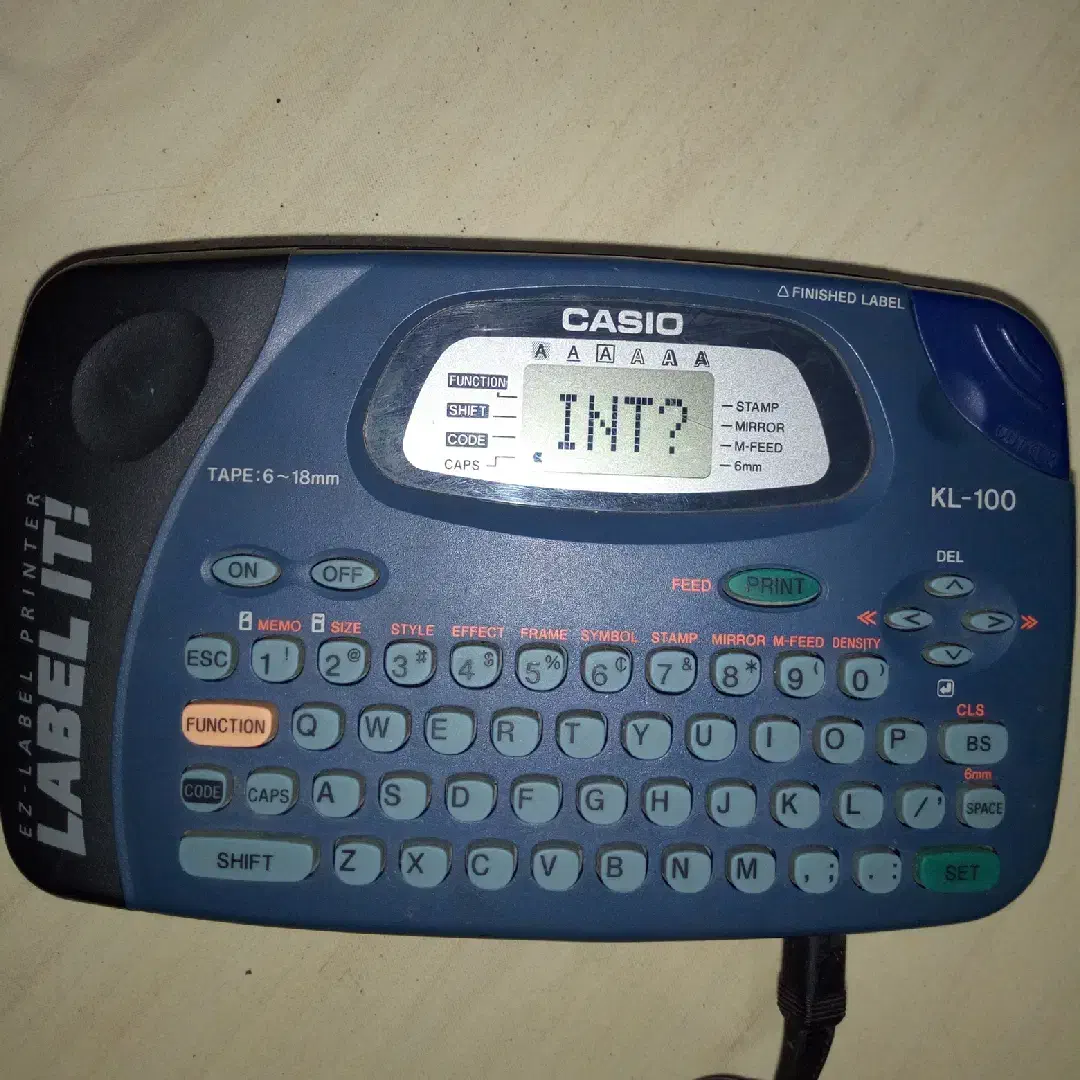 پرینتر لیبل زن  CASIO اصل|پرینتر، اسکنر، کپی، فکس|کرج, گلشهر|دیوار