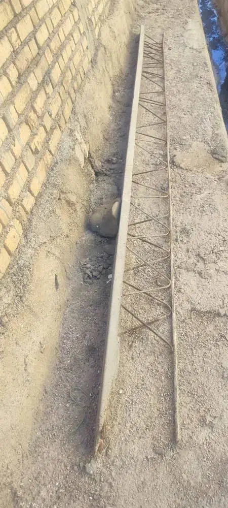 تیرچه محکم با میلگرد14و12و8.طول۴/۳۳|مصالح و تجهیزات ساختمان|آبدانان, |دیوار