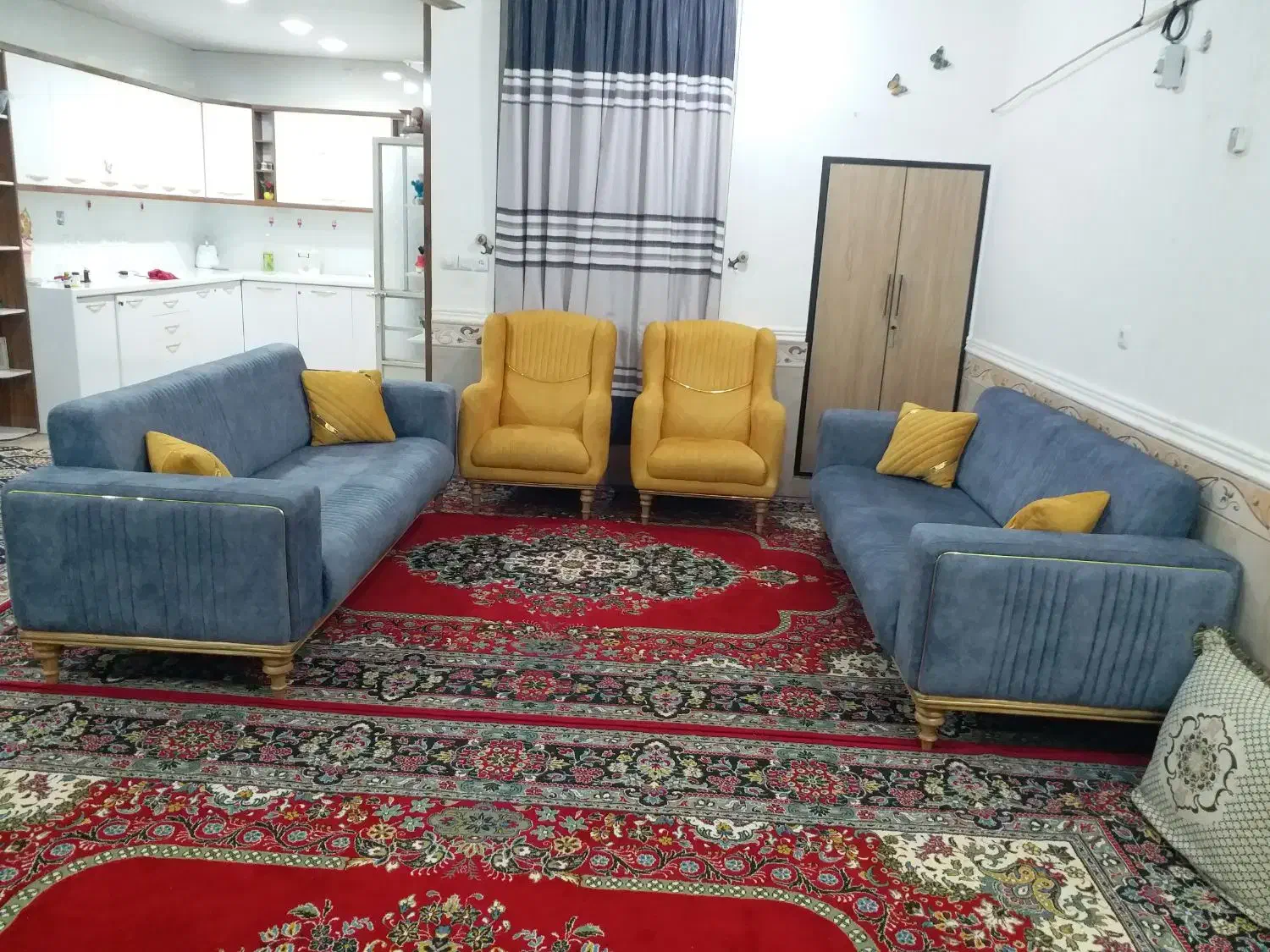 مبل هشت نفره نو|مبلمان خانگی و میز عسلی|بندر گناوه, |دیوار