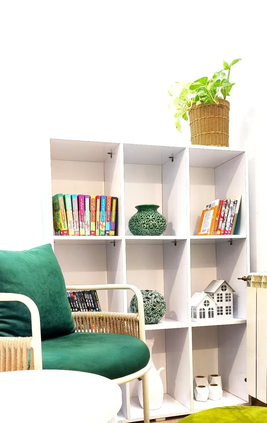 شلف کتابخونه|کتابخانه، شلف، قفسههای دیواری|شیروان (خراسان), |دیوار