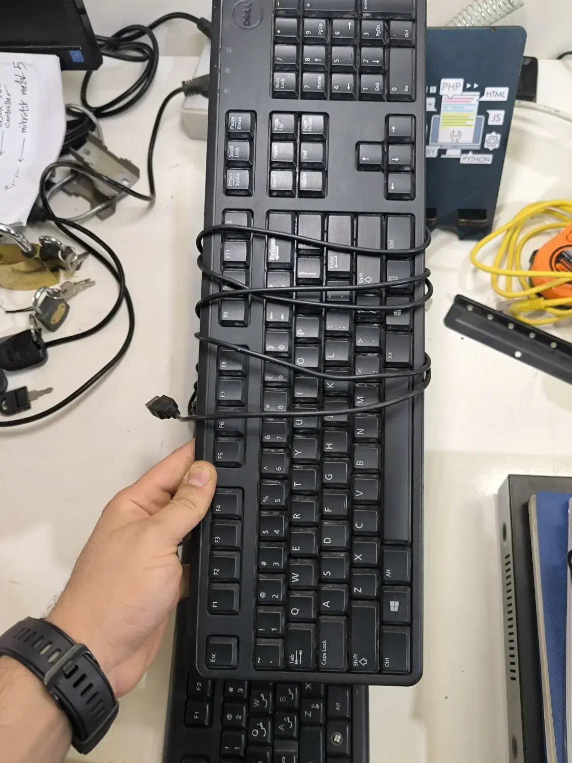 دو عدد کیبورد|قطعات و لوازم جانبی رایانه|بابل, |دیوار