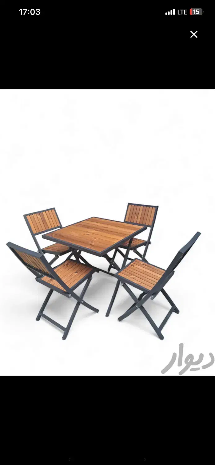 میز صندلی تاشو|صندلی و نیمکت|خمینی‌شهر, |دیوار