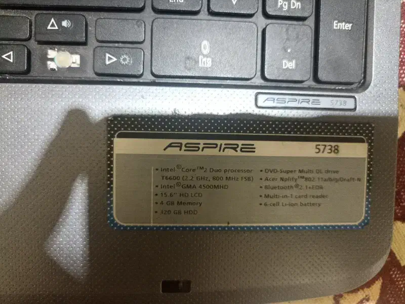 Acer Aspire 5738|رایانه همراه|کرمان, |دیوار