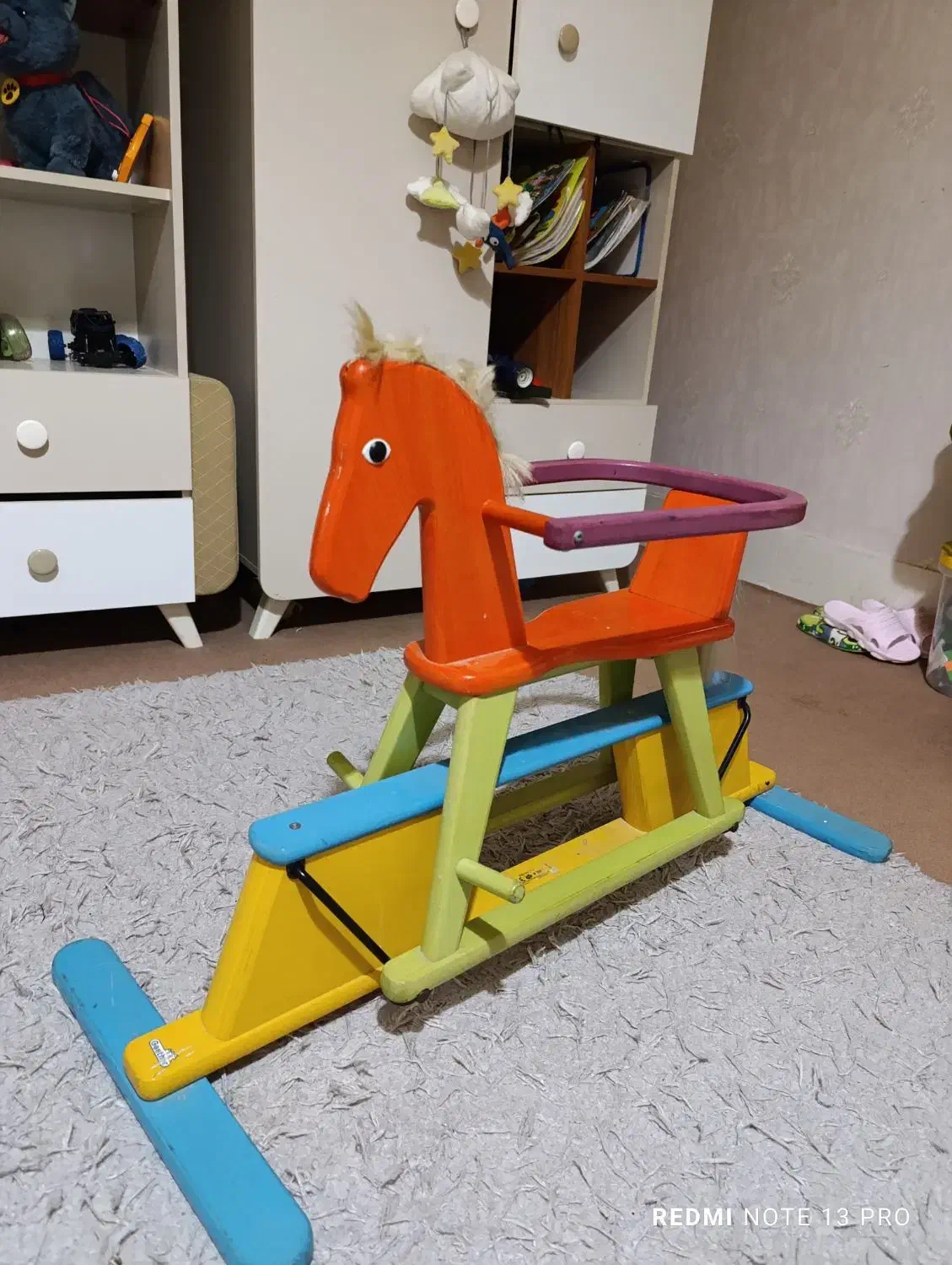 اسب چوبی خارجی|اسباب‌بازی بچه|زاهدان, |دیوار