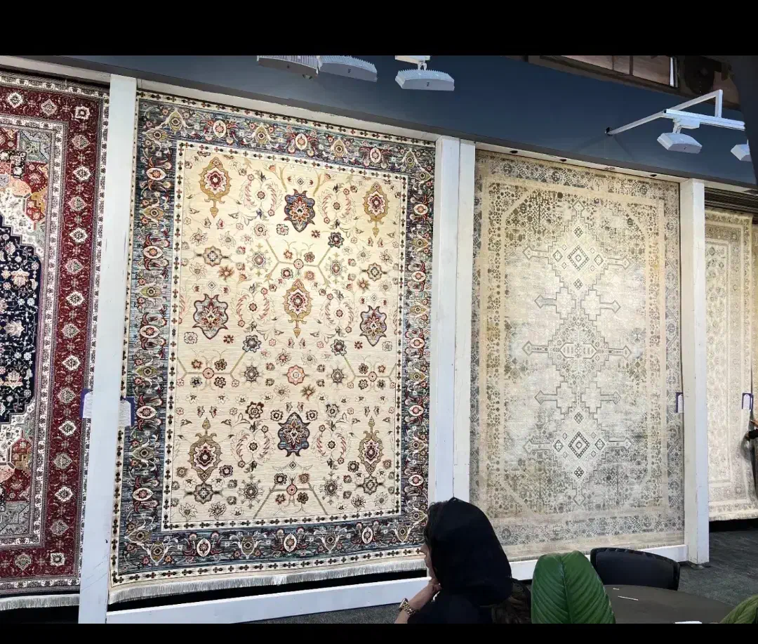 فرش جردن ۱۲۷۰ شانه تراکم ۴۵۰۰ رنگ کرم ۱۲ متری|فرش|شیراز, فرهنگیان|دیوار