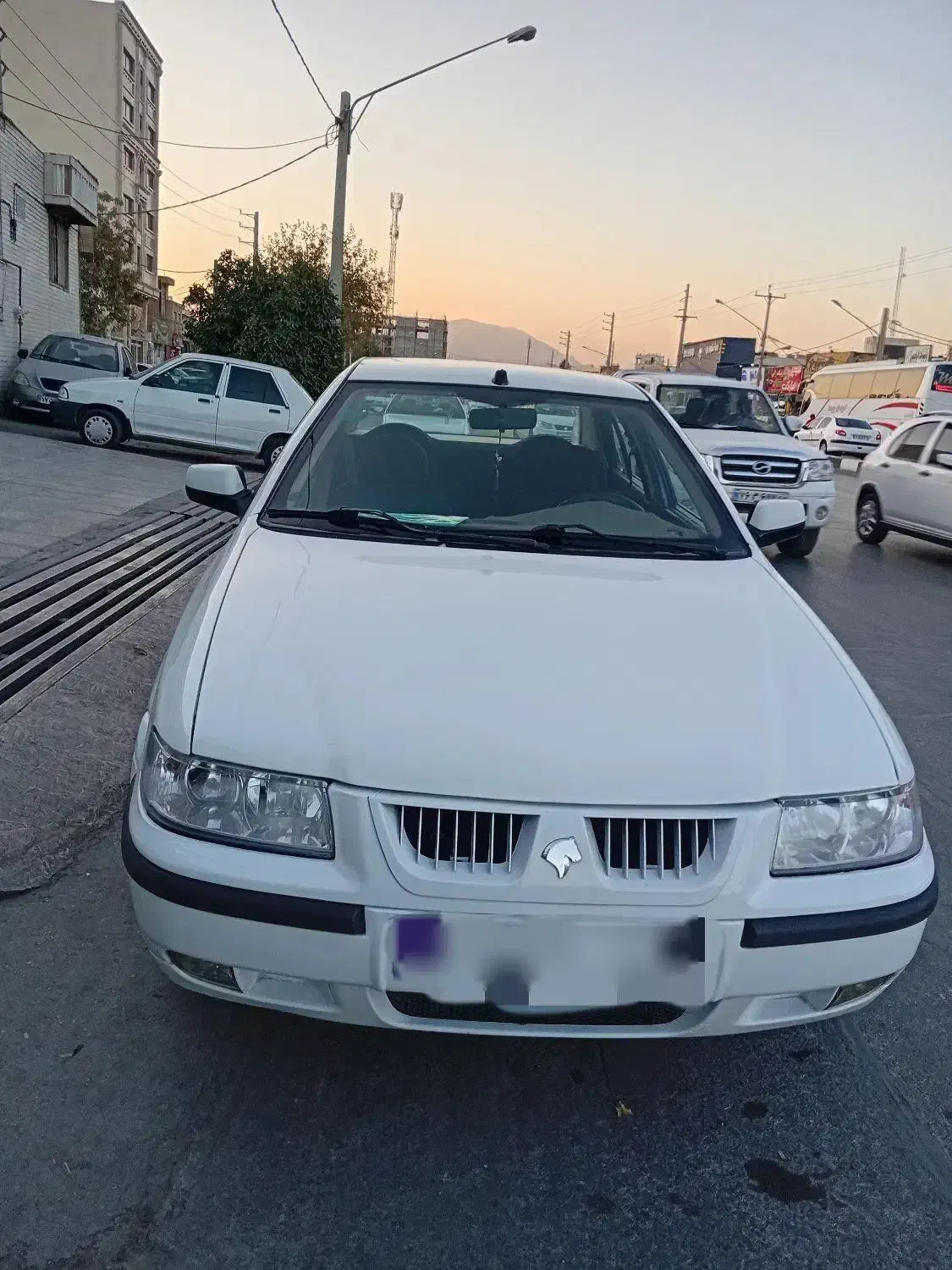 سمند LX سفید|خودرو سواری و وانت|شیراز, دارالرحمه|دیوار