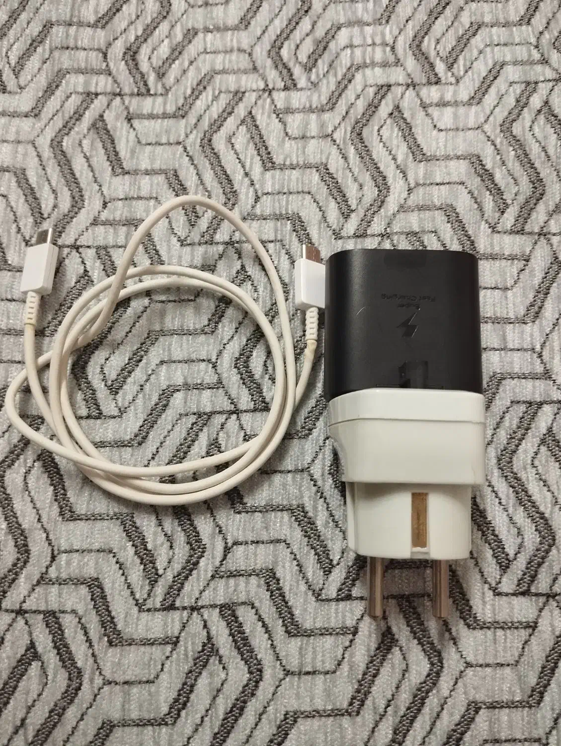 شارژر سامسونگ با کابل اصلی داخل جعبه|لوازم جانبی موبایل و تبلت|پاکدشت, شهرک امام رضا|دیوار