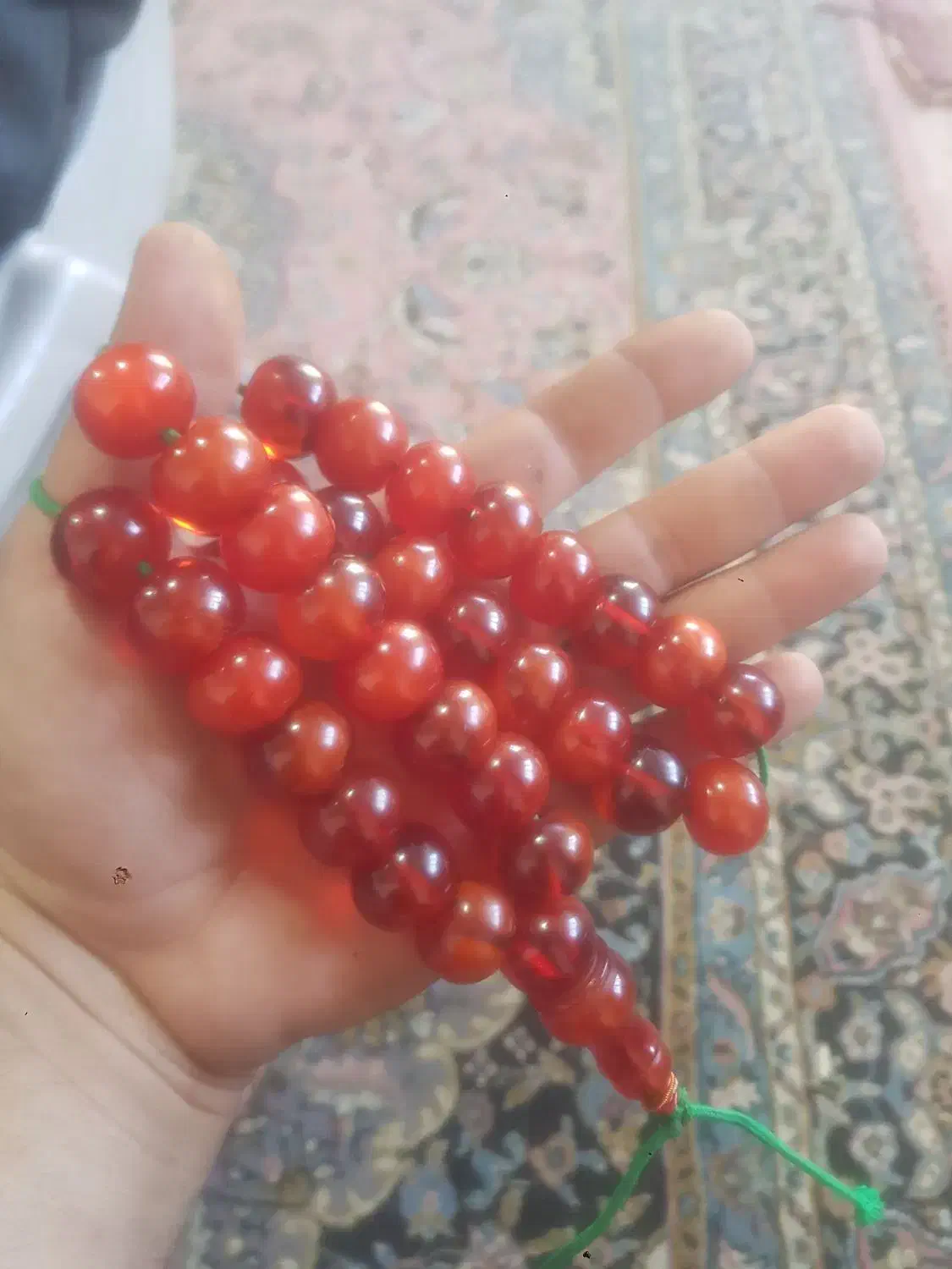 تسبیح کهربا کهنه خشک فروش فوری|کلکسیون اشیاء عتیقه|اردبیل, |دیوار