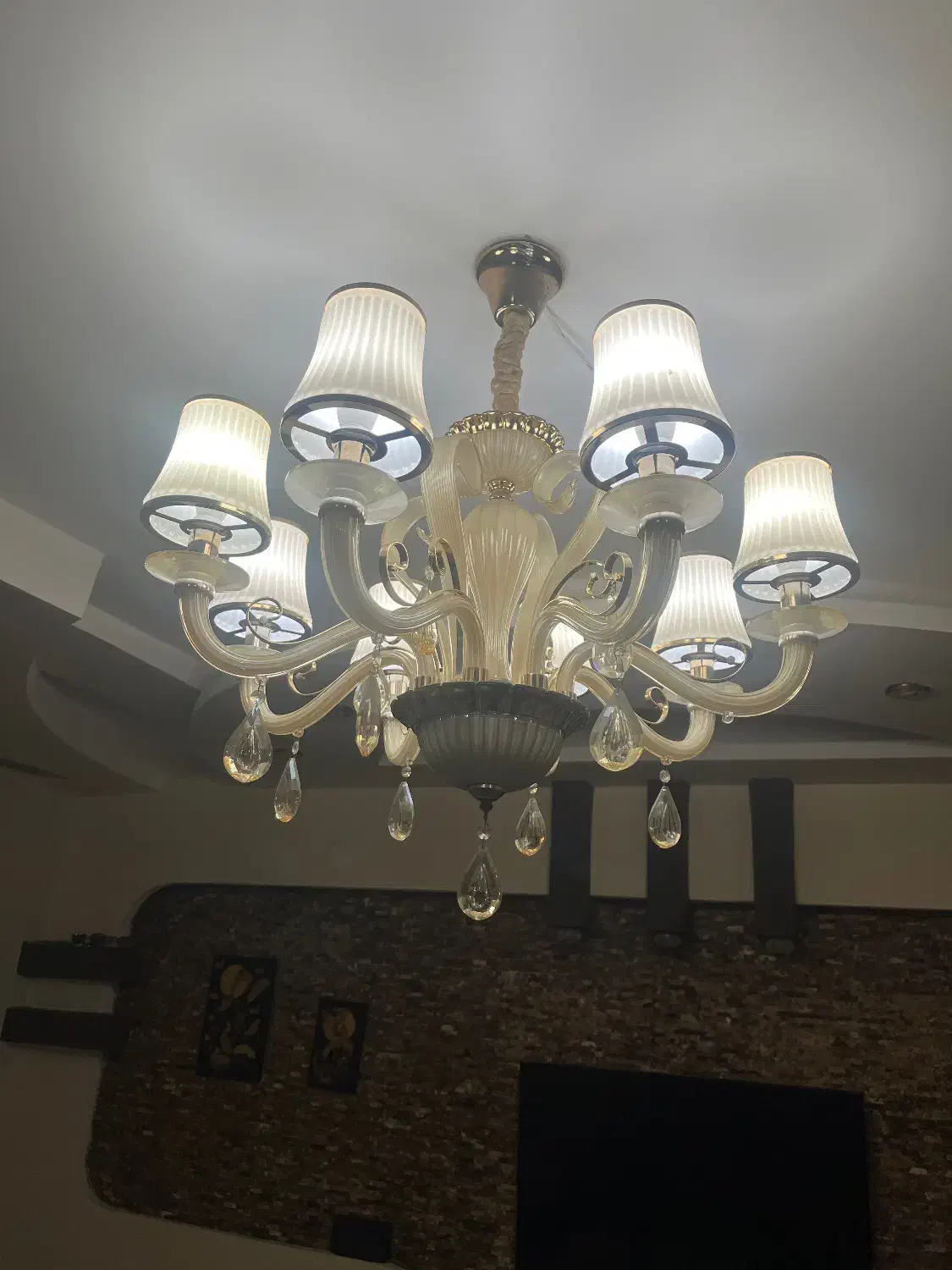 لوستر|لوستر و چراغ آویز|کردکوی, |دیوار