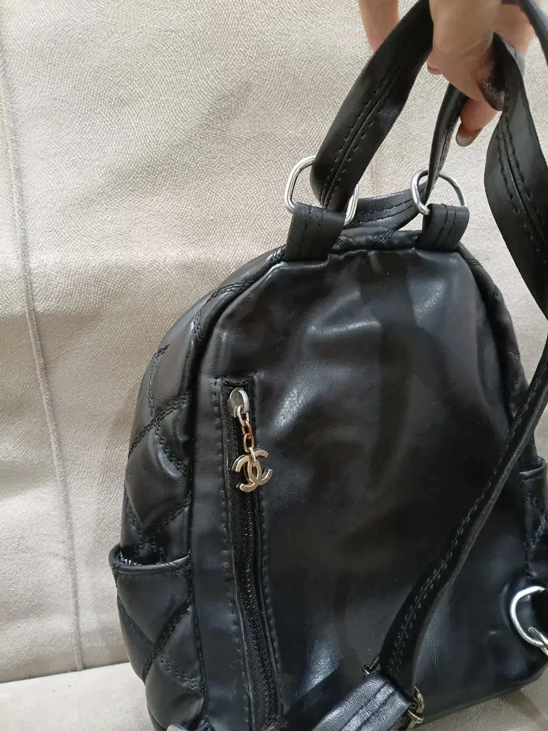 کیف کوله دو حالته چرم ترک مارک شنل نوی نو|کیف، کفش، کمربند|مشهد, صیاد شیرازی|دیوار