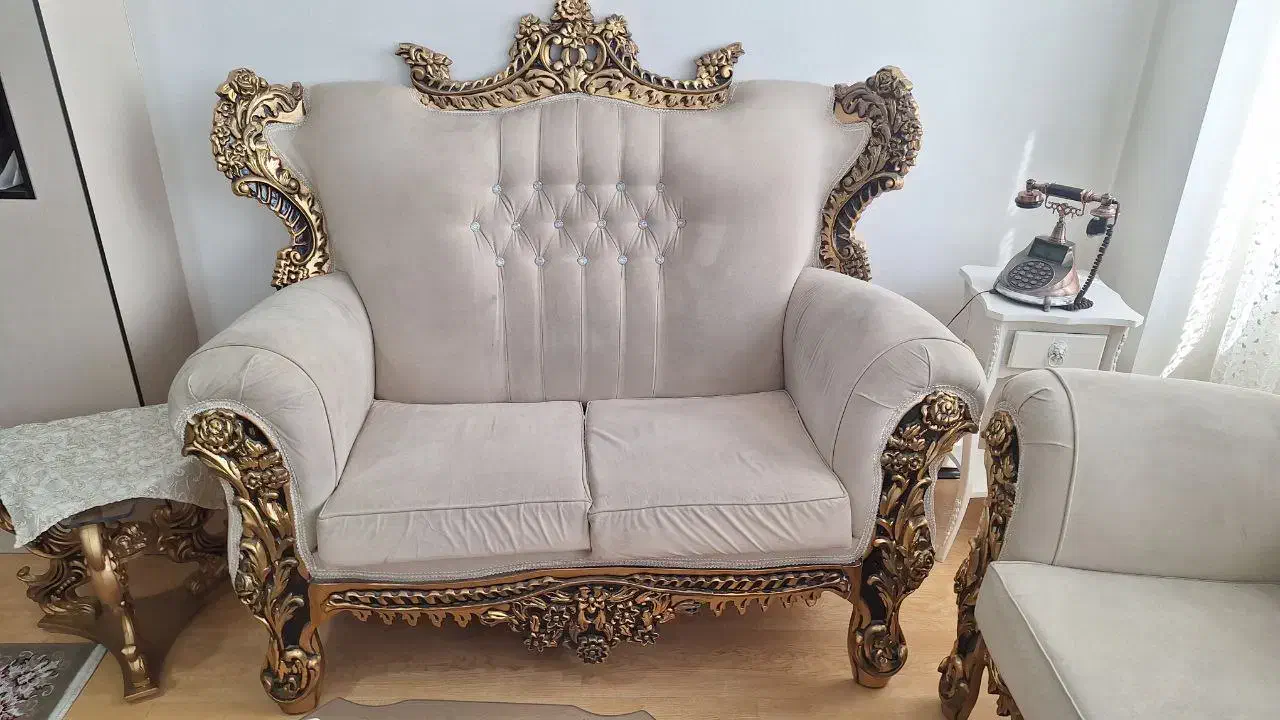 مبل سلطنتی|مبلمان خانگی و میز عسلی|اسلام‌شهر, مسکن مهر اسلاشهر (شهرک امام خمینی)|دیوار