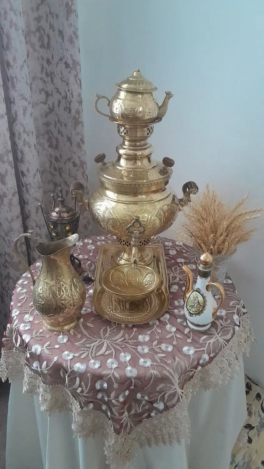 سماور برنجی|سماور، چای‌ساز، قهوه‌ساز|اسدآباد, |دیوار