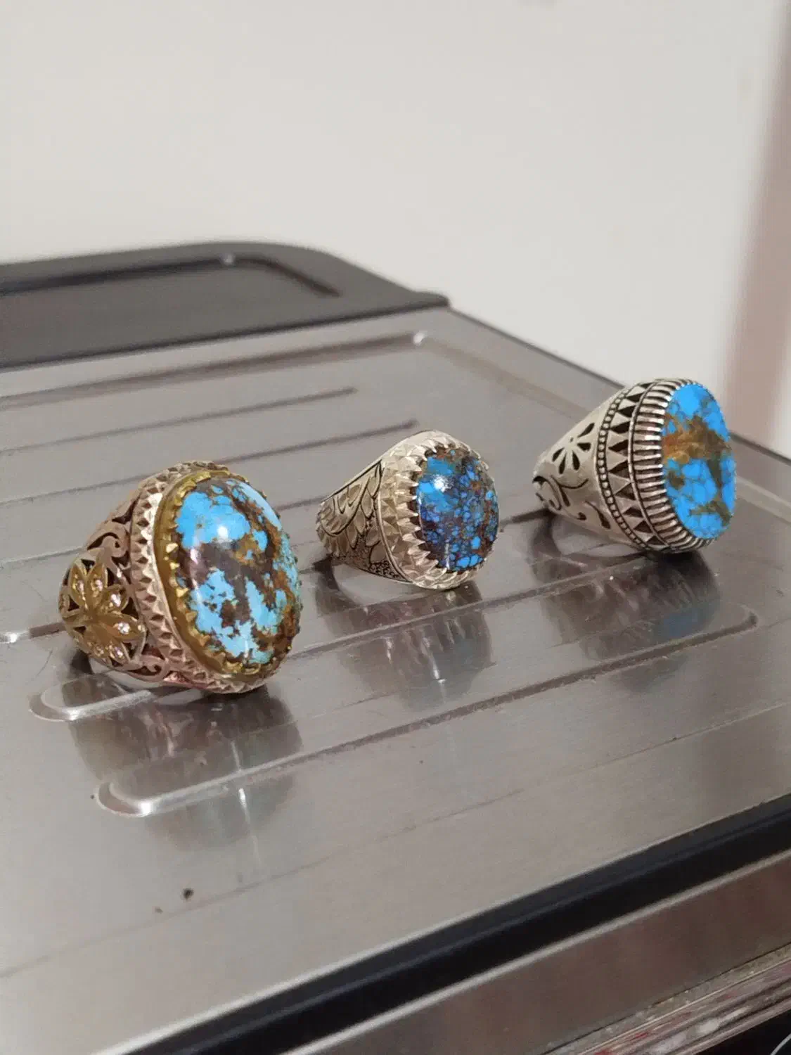 انگشتر نقره دست ساز|جواهرات|فولادشهر, B1|دیوار