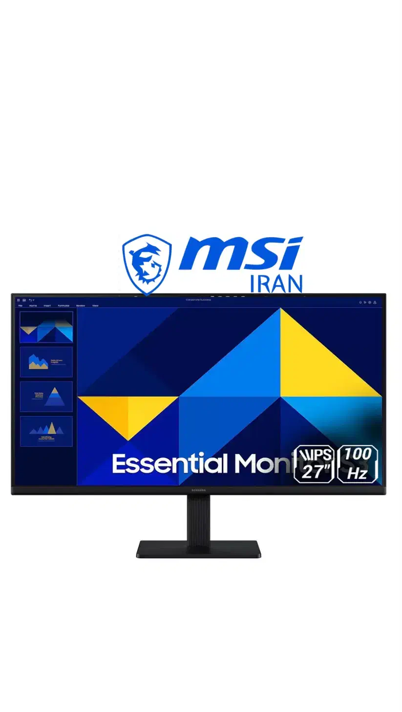 مانیتور سامسونگ Essential S3 S30GD سایز 27 اینچ|قطعات و لوازم جانبی رایانه|نسیم‌شهر, |دیوار