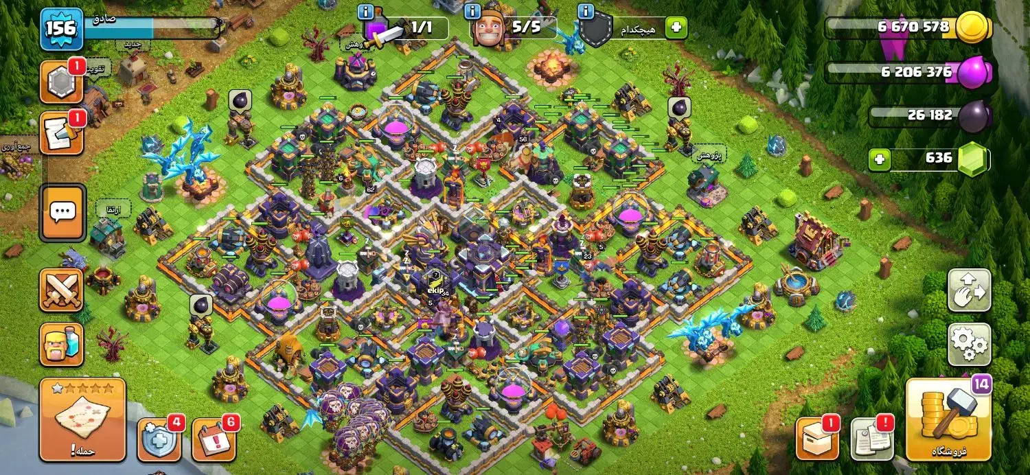 اکانت کلش آف کلنز|کنسول، بازی ویدئویی و آنلاین|شیروان (خراسان), |دیوار