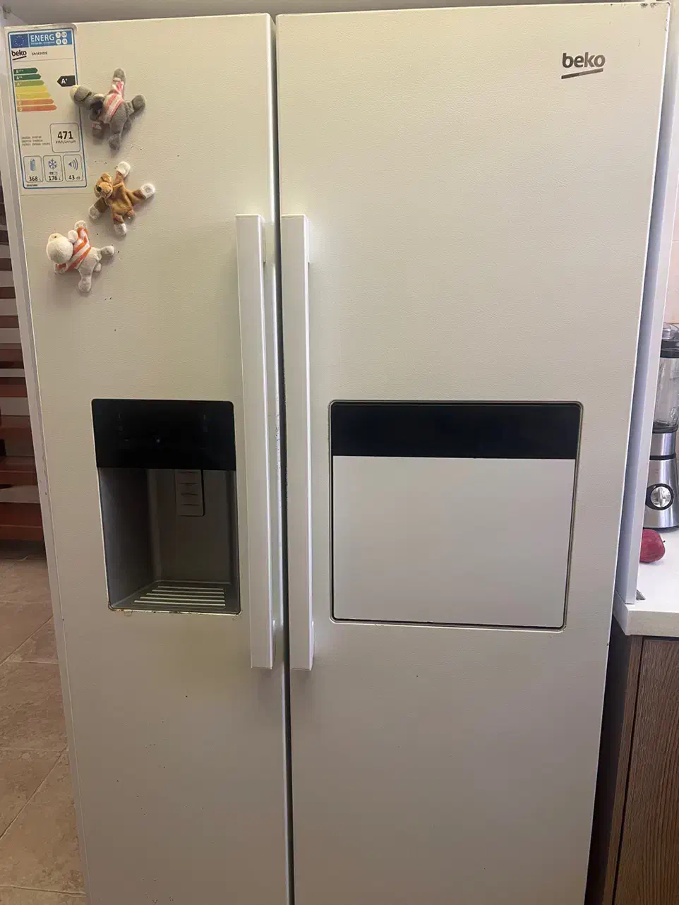 یخچال ساید بای ساید بکو کشور ترکیه|یخچال و فریزر|کیش, |دیوار