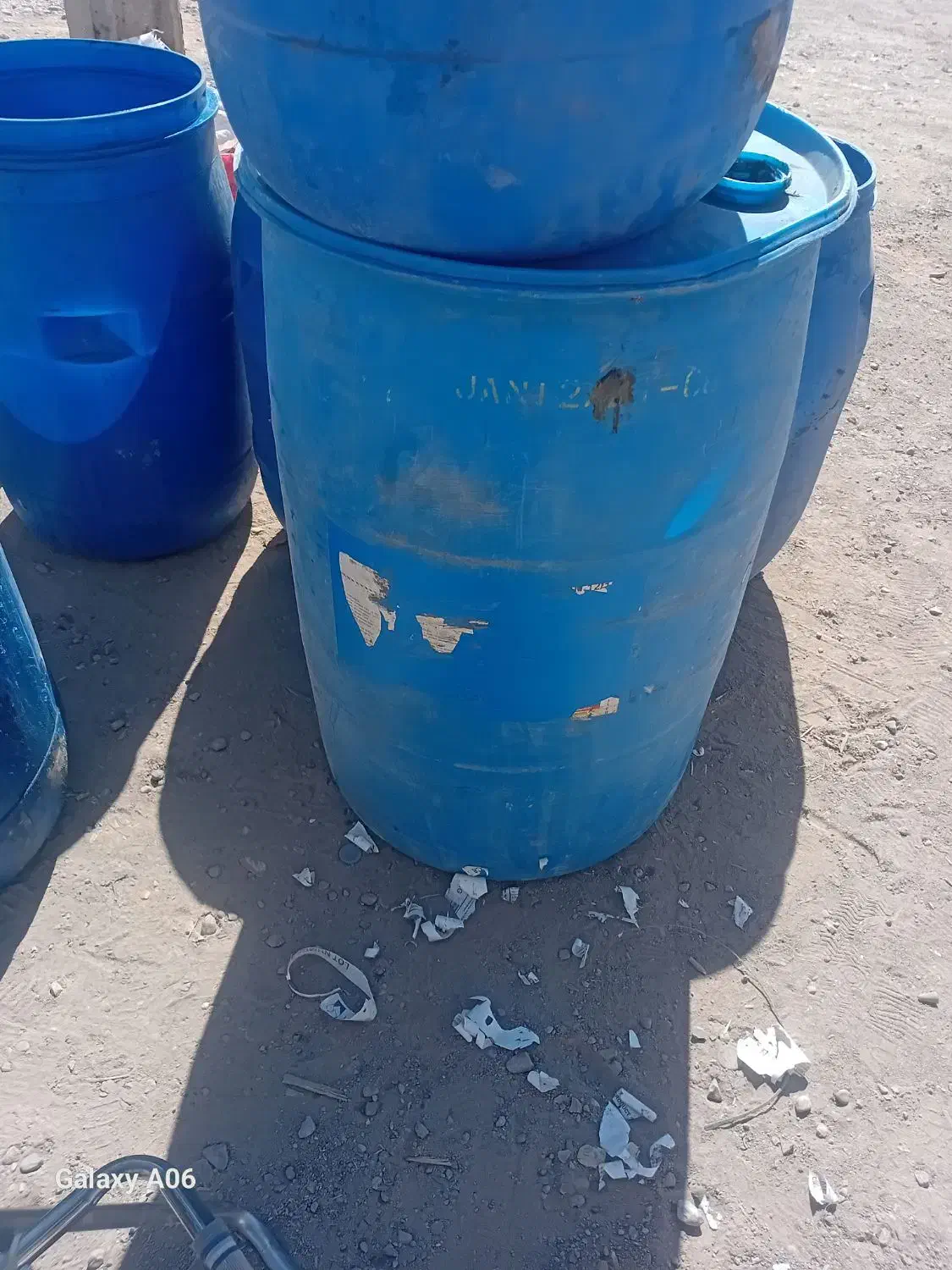 بشکه پلاستیکی ابی|ظروف نگهدارنده، پلاستیکی، یکبارمصرف|تربت جام, المهدی|دیوار