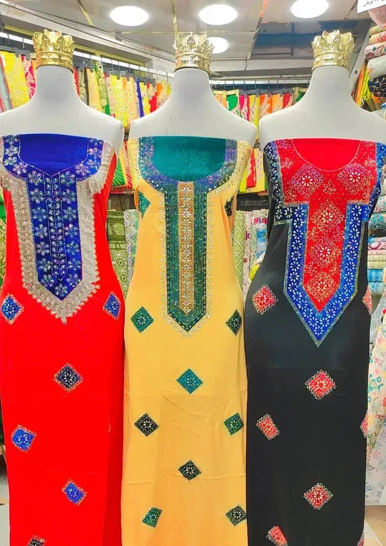 پارچه های نگینی ومخور|لباس|لار, |دیوار