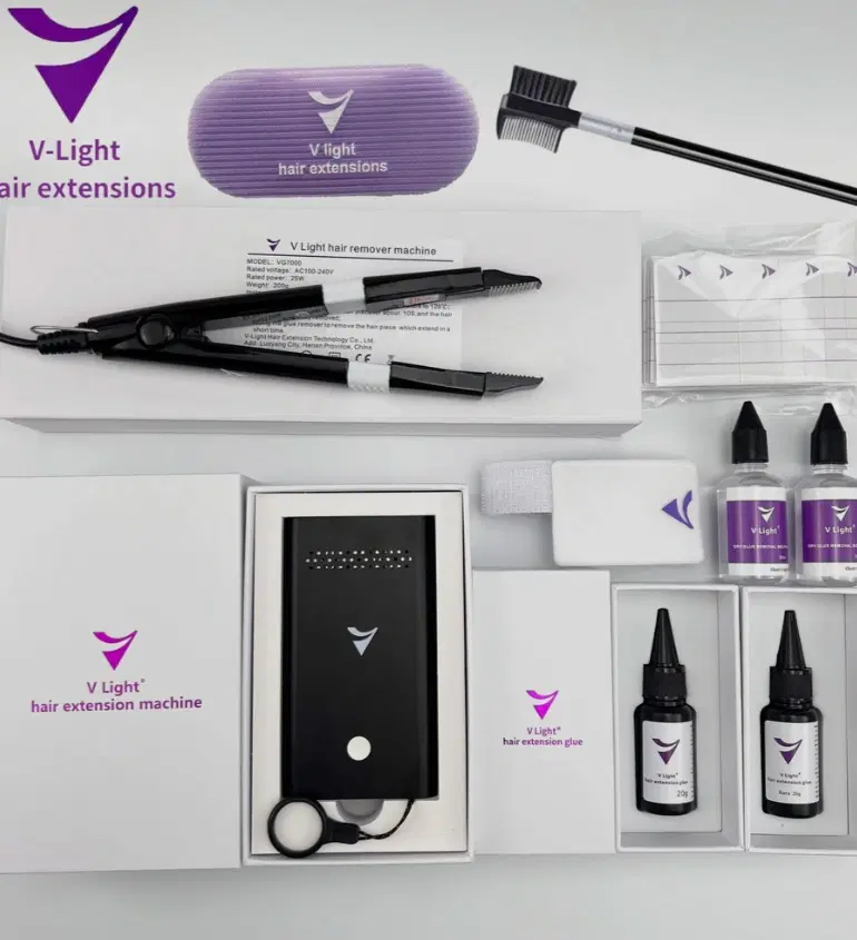 دستگاه و چسب اکستنشن تار به تار ویلایت(vlight)|آرایشگاه و سالنهای زیبایی|تهران, فدک|دیوار