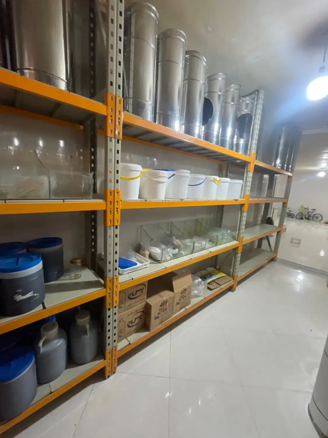 راک صنعتی 8دستگاه 5طبقه عمق50  تعداد 50عدد قفسه|فروشگاه و مغازه|مشهد, انقلاب|دیوار