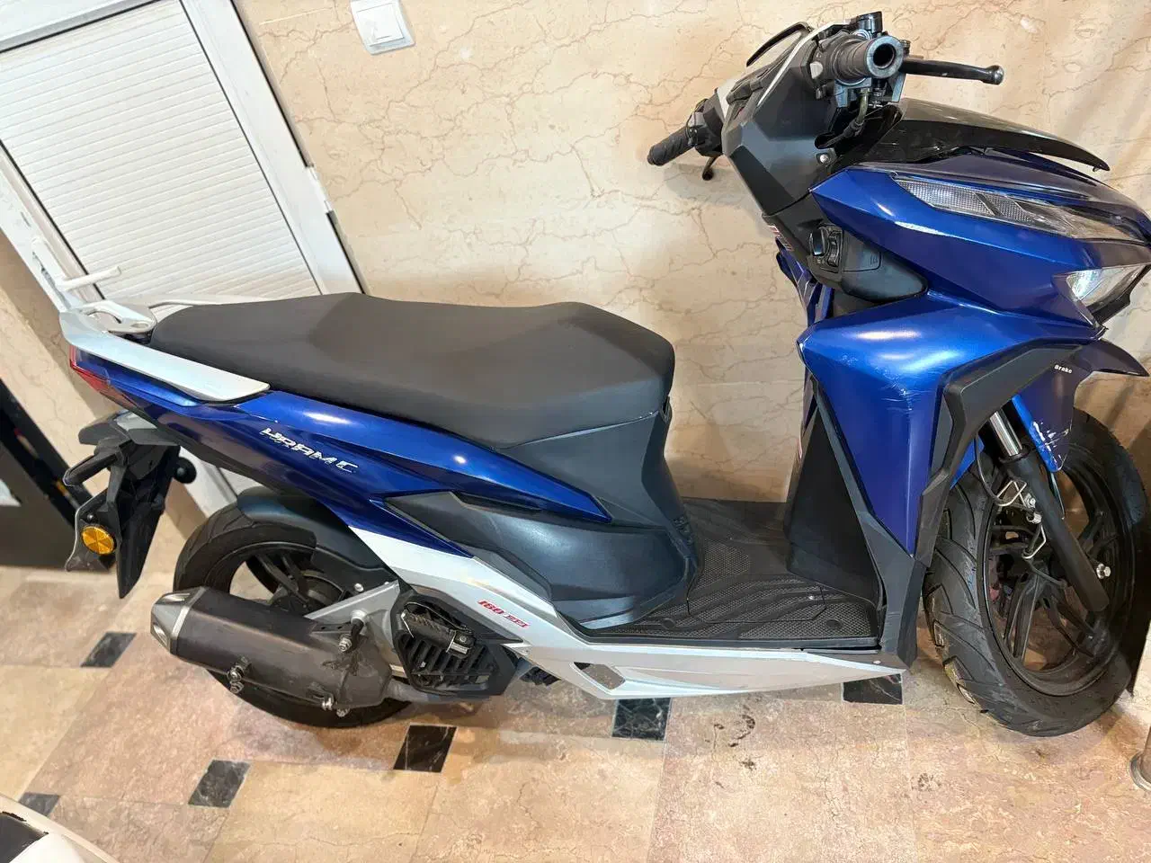 طرح کلیک 170آبی|موتورسیکلت|لواسان, |دیوار