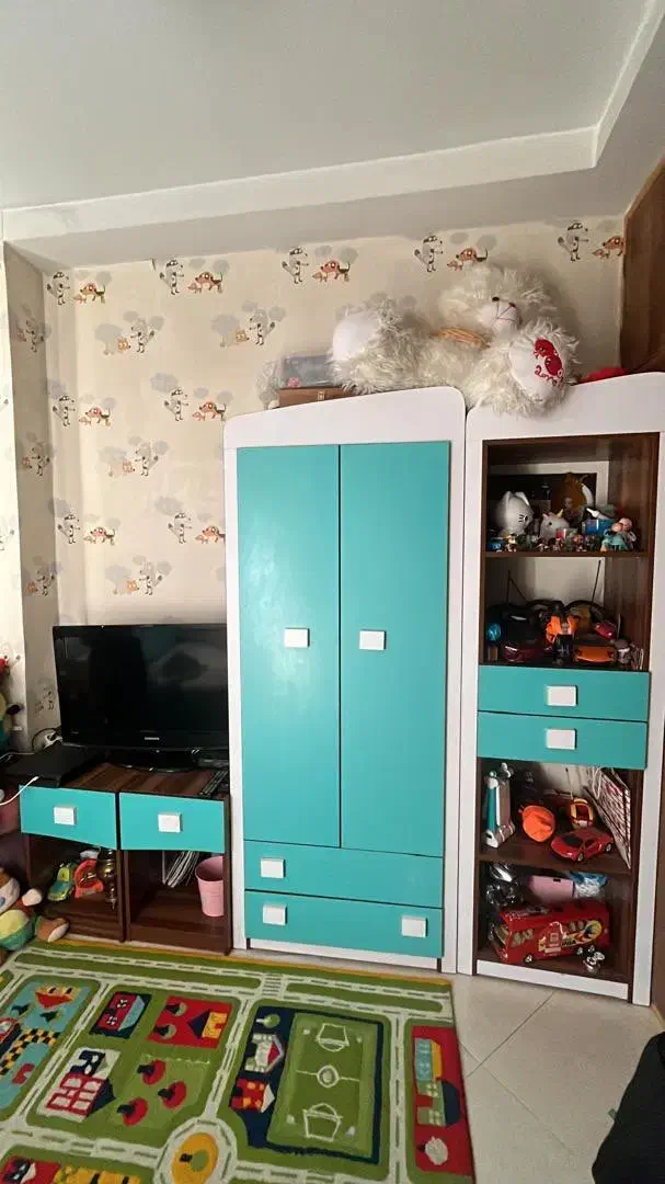 سرویس خواب کودک و نوجوان|تخت و سرویس خواب|ری, اقدسیه|دیوار