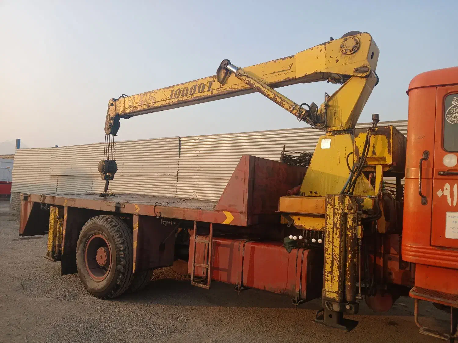 کامیون جرثقیل دستگاه دهتن اس تی اس دستگاه فروشی|خودرو سنگین|مشهد, رباط طرق|دیوار