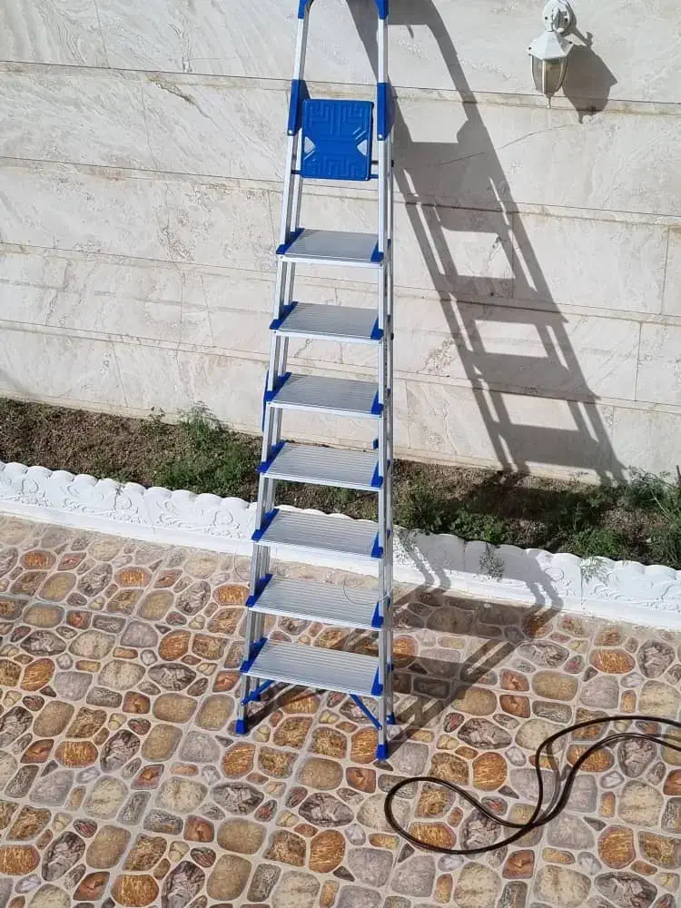 نردبان ۸ پله مدل هایلوکس|ابزارآلات|دوگنبدان, |دیوار