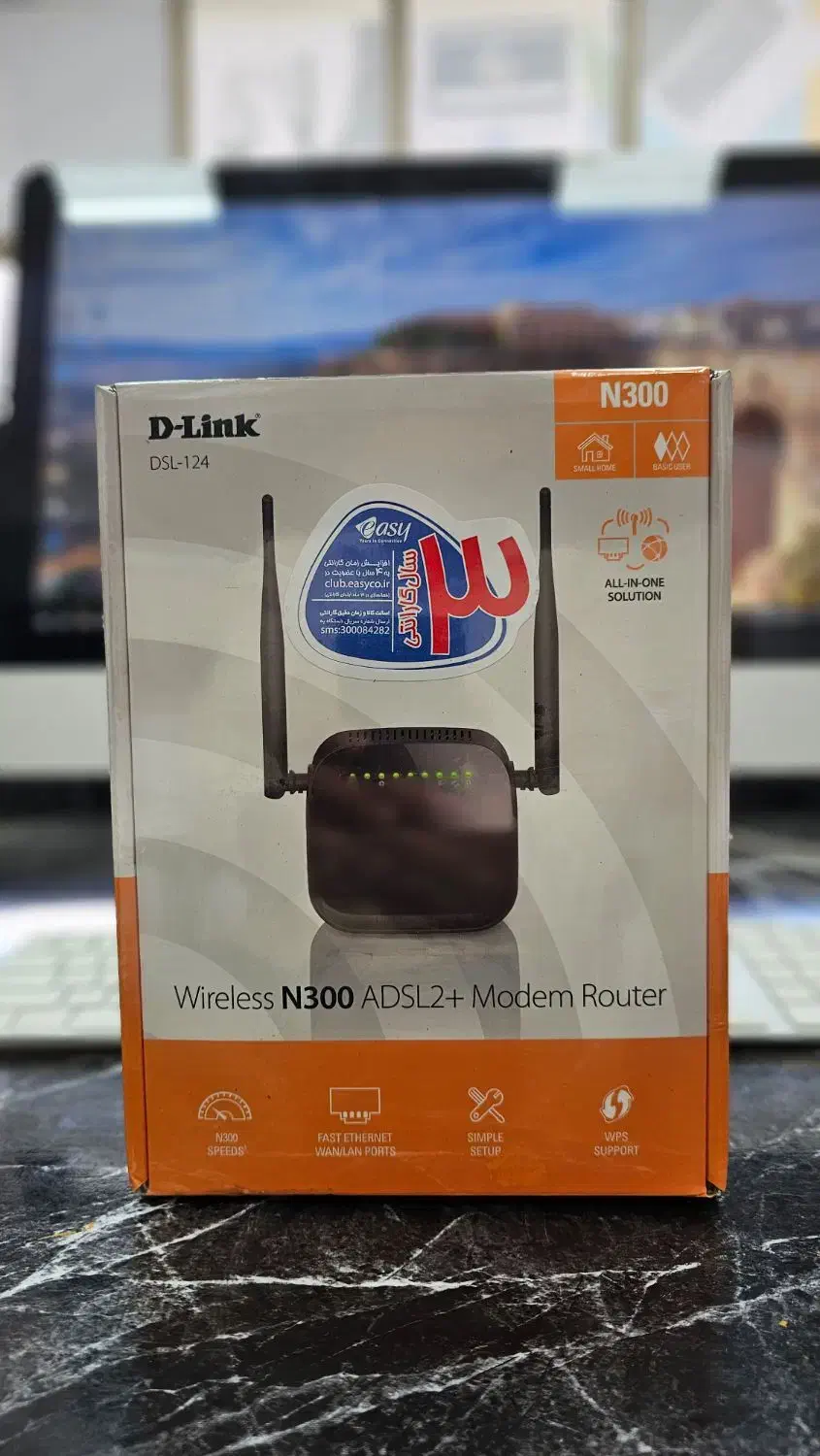 مودم دی لینک ۱۲۴|مودم و تجهیزات شبکه|پارس‌آباد, |دیوار