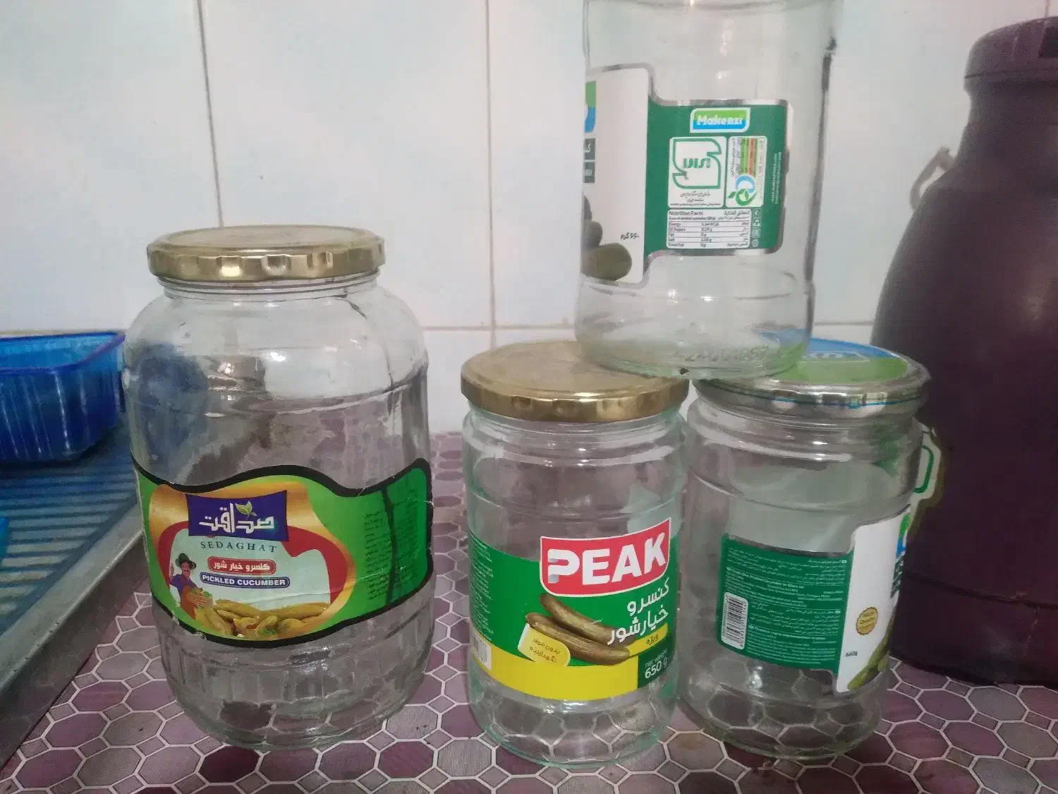 شیشه خالی|ظروف نگهدارنده، پلاستیکی، یک‌بارمصرف|بندرعباس, |دیوار