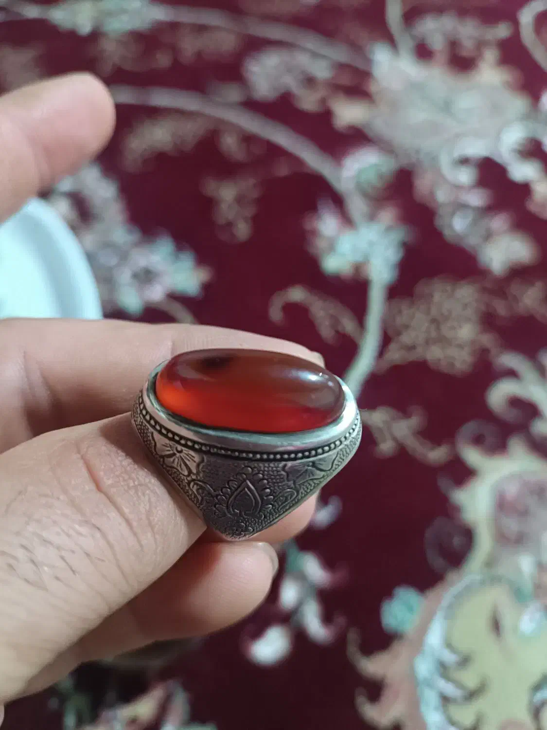 فروش یک عدد انگشتر عقی یمنی دست ساز|جواهرات|نقده, |دیوار