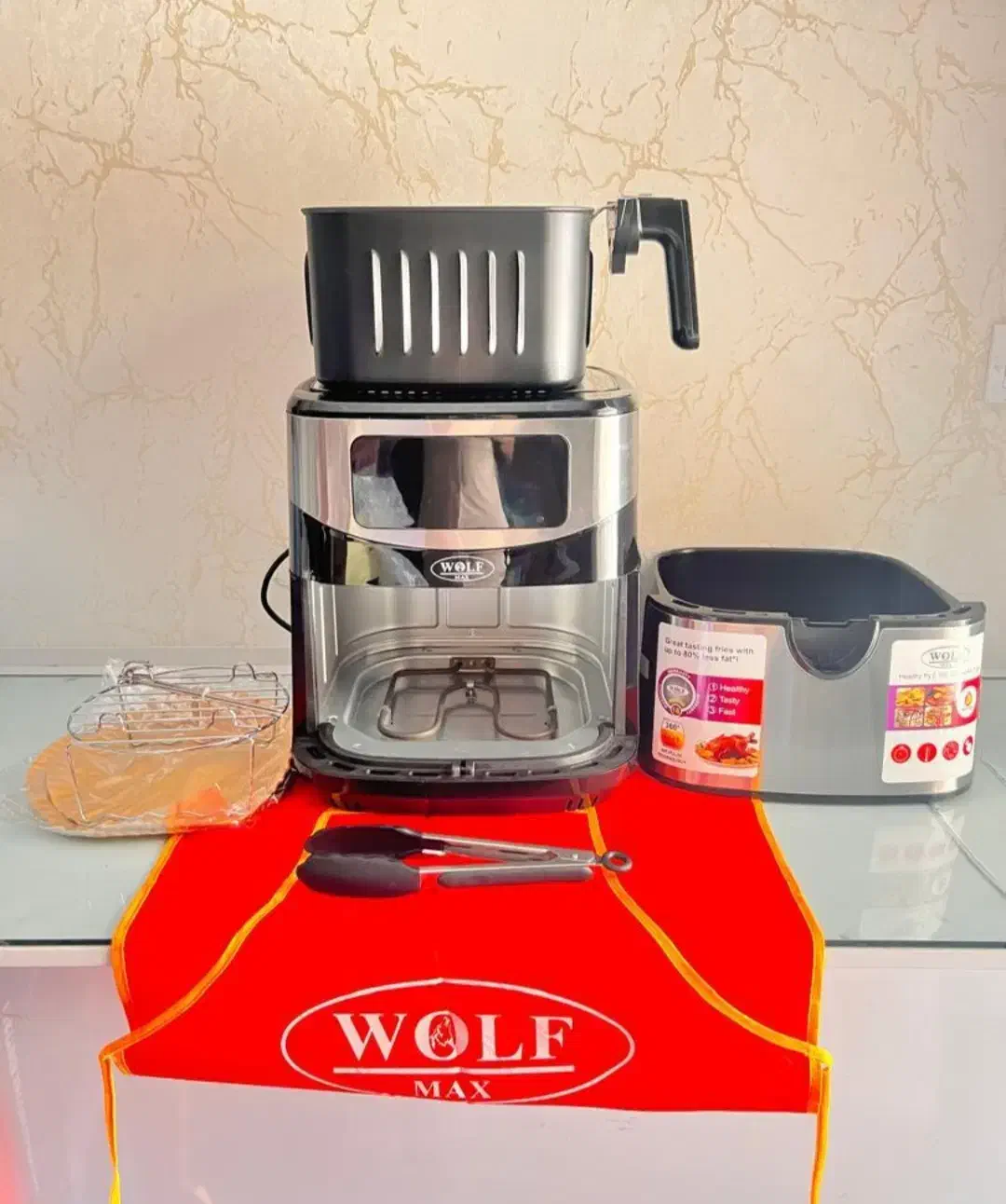 سرخ کن بدون روغن رژیمی حرفه ای ولف(wolf) عمده وتک|اجاق گاز و لوازم برقی پخت‌وپز|شیراز, شهرک سراج‎|دیوار