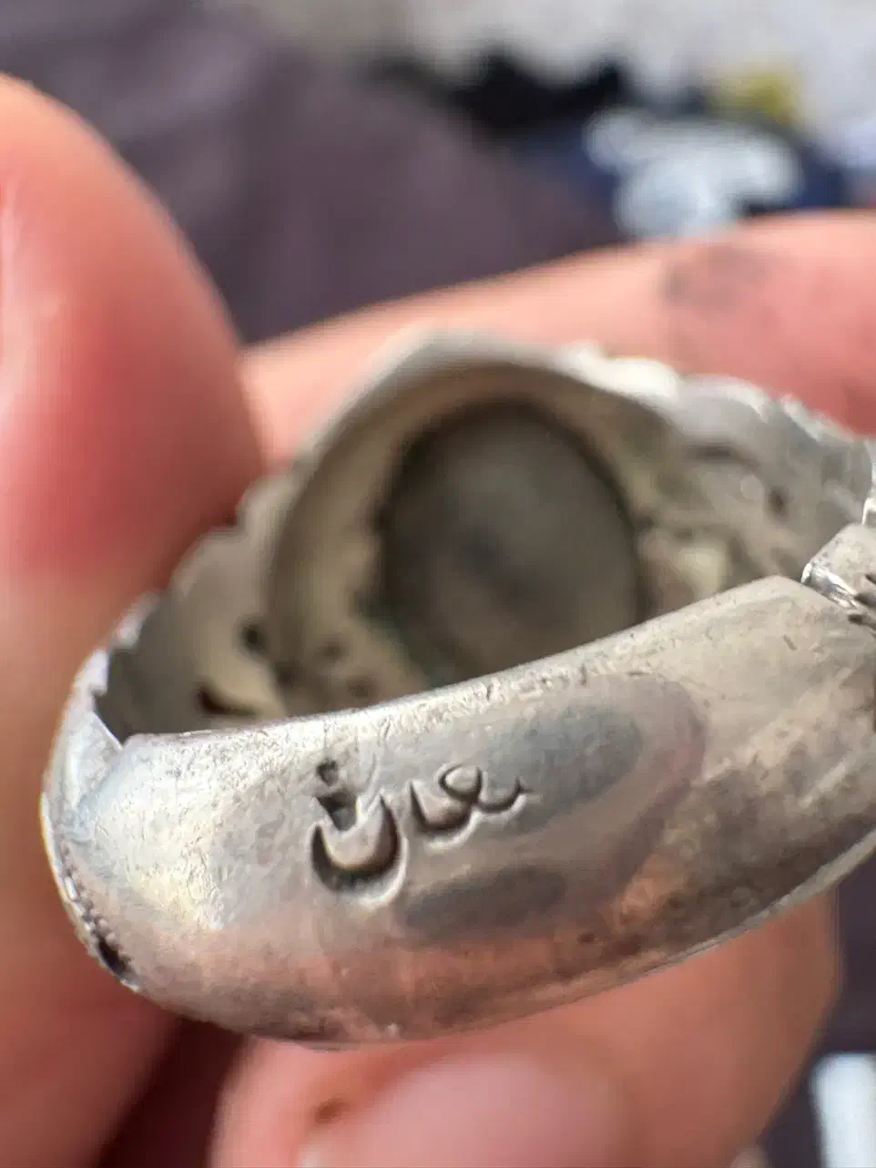 انگشتر فیروزه نیشابور رکاب استاد مغان دستساز ۱۵گرم|جواهرات|سیرجان, |دیوار