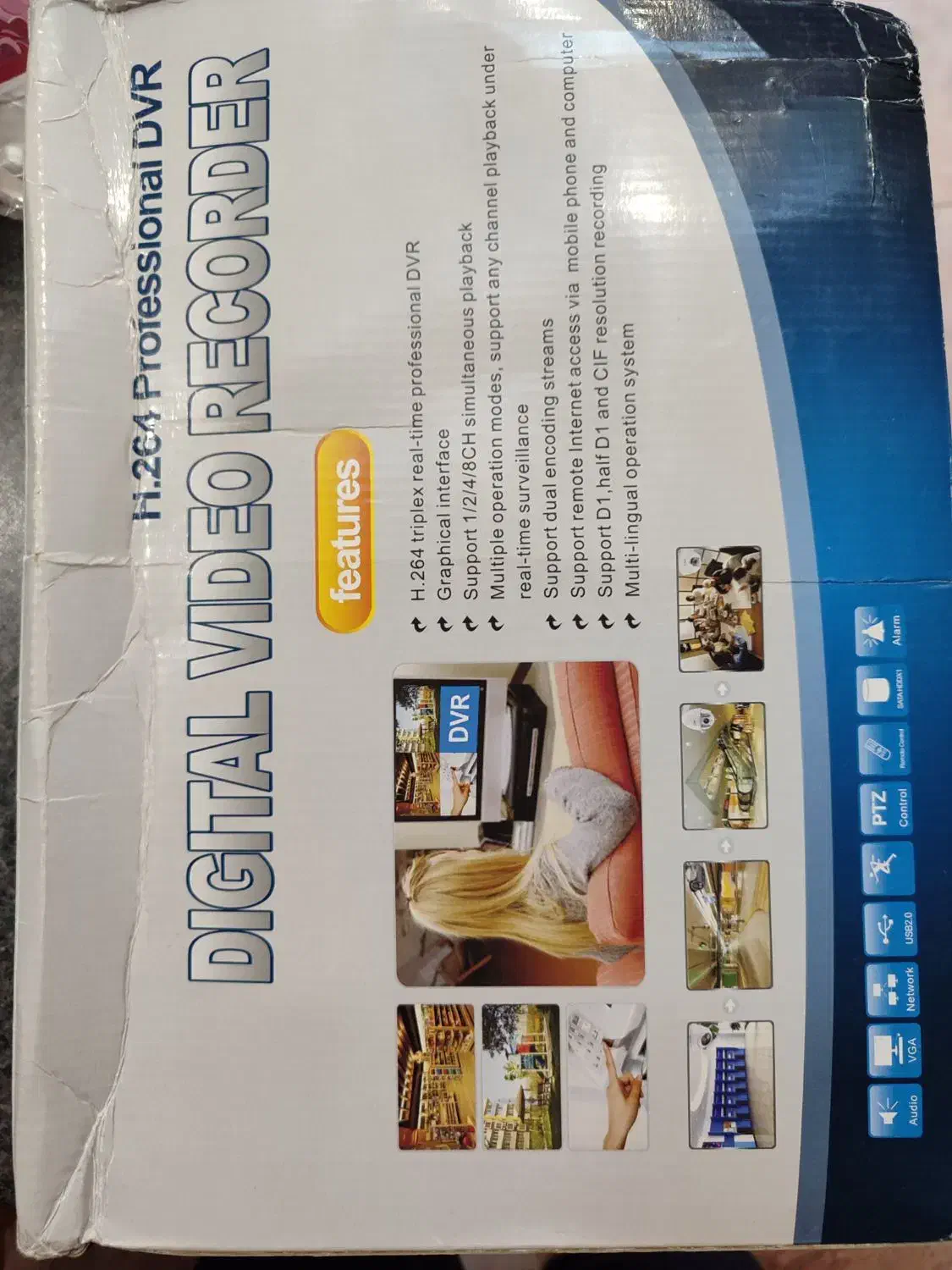 دستگاه DVR H.264 برای دوربین مداربسته|دوربین مداربسته|کیش, |دیوار