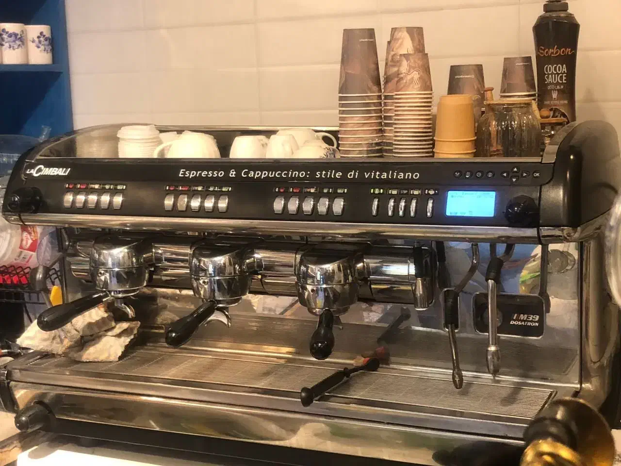 دستگاه اسپرسو جیمبالی سه گروپ دوساترون|کافیشاپ و رستوران|قزوین, |دیوار